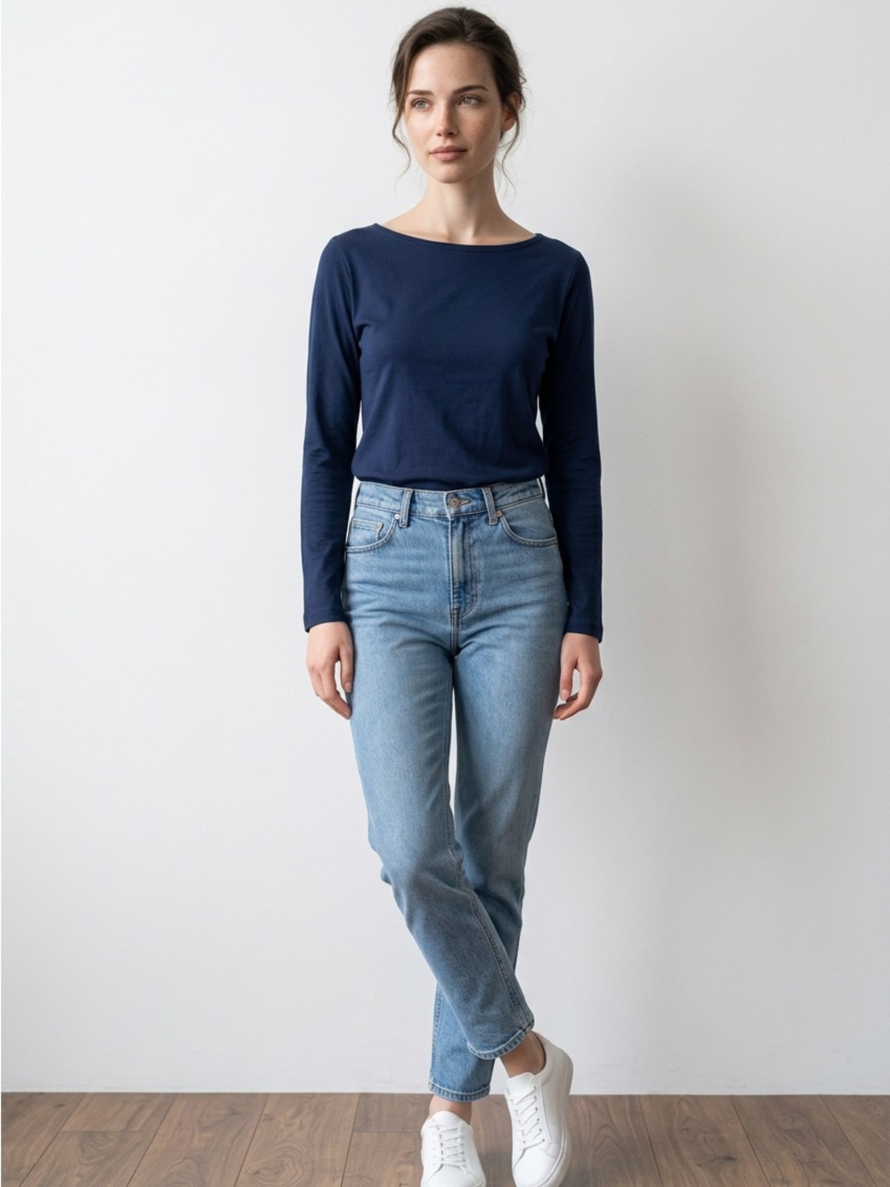 Vineyard Vines Navy Long Sleeve Tee